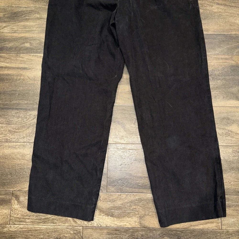 Tommy Bahama Silk Relaxed Fit Casual Dress Pants Men's Size 34x30 Black Summer